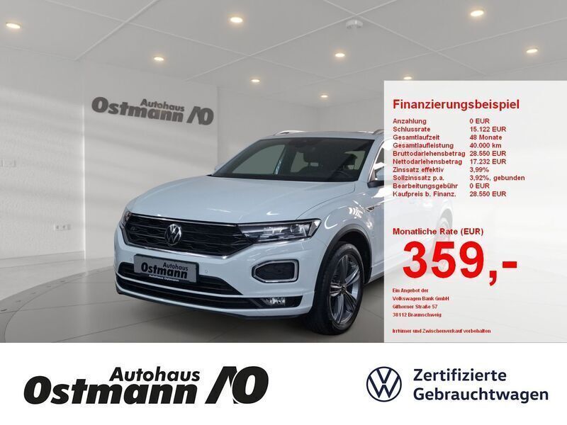 Pure white Gebraucht 2021 VW T-Roc Sport SUV | 28.110 € (Etwas zu teuer) - Bild 1/4