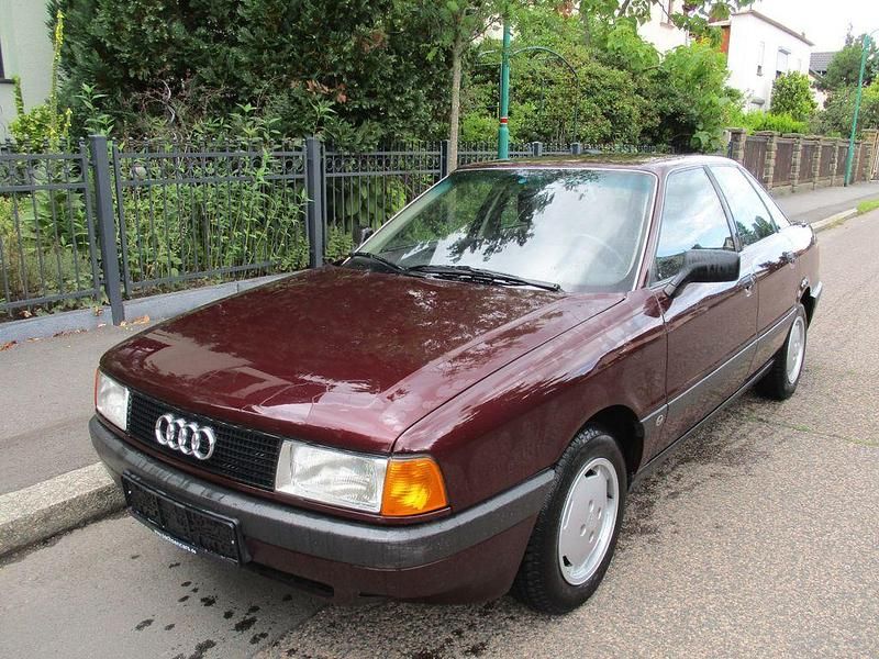 Rot Gebraucht 1991 Audi 80 Comfort Limousine | 3.333 € - Bild 1/4