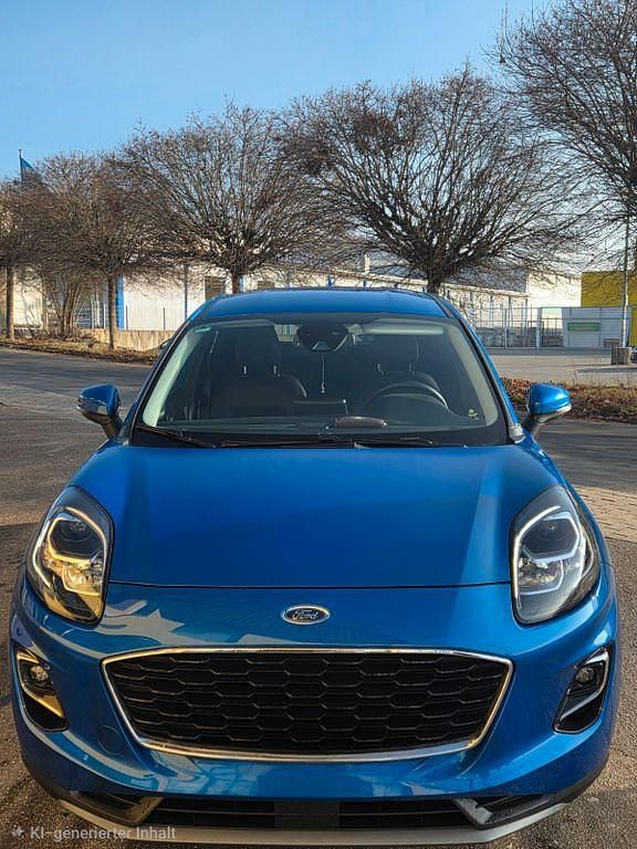 Blau Gebraucht 2021 Ford Puma Titanium X SUV | 15.500 € (Superpreis) - Bild 1/4