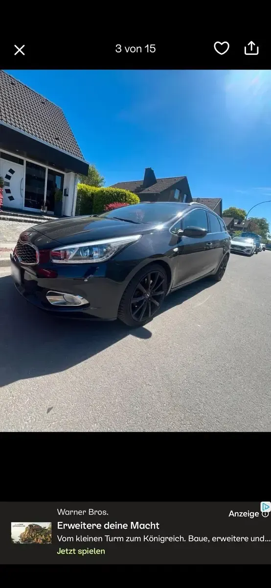Gebraucht Kia Ceed 128 PS (94 kW) 2013 Schwarz Kleinwagen