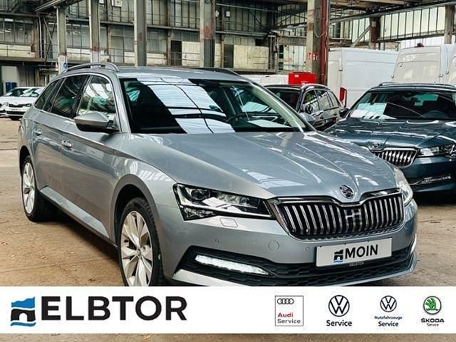 Business grau metallic Gebraucht 2019 Skoda Superb Ambition Kombi | 30.980 € (Teuer) - Bild 1/4