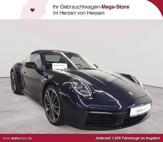 Nachtblau metallic Gebraucht 2021 Porsche 911 Targa 4S Sport Cabrio | 132.090 € (Superpreis) - Bild 1/4