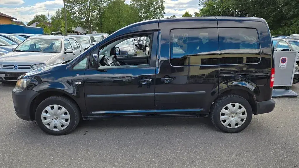 Gebraucht VW Caddy Trendline 75 PS (55 kW) 2011 Schwarz Van / Kleinbus
