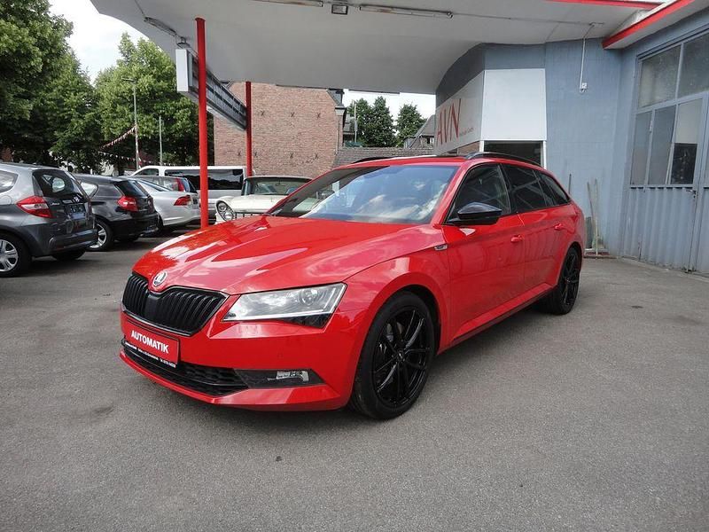 Rot Gebraucht 2017 Skoda Superb SportLine Limousine | 19.999 € (Guter Preis) - Bild 1/4