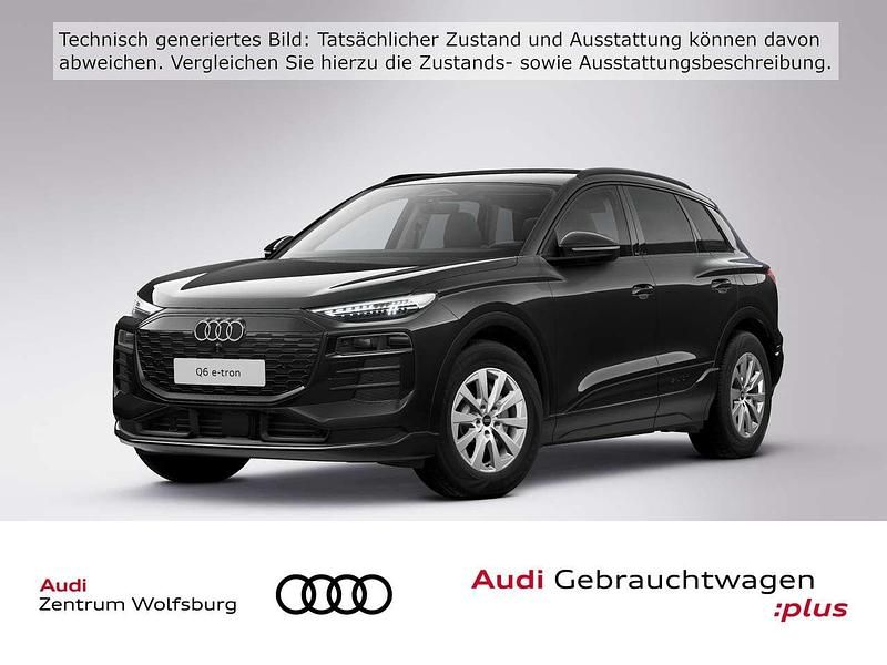 Mythosschwarz metallic (metallic) Gebraucht 2024 Audi Q6 e-tron Ambiente SUV | 69.980 € (Fairer Preis) - Bild 1/3