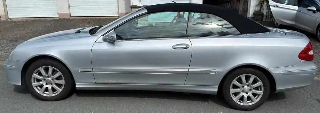 Gebraucht Mercedes CLK200 Elegance 184 PS (135 kW) 2007 Silber Cabrio