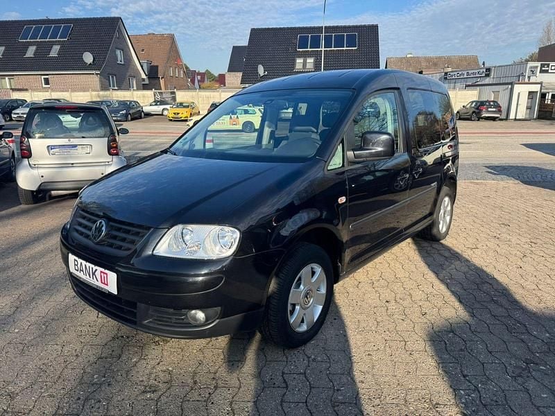 Gebraucht VW Caddy Team 80 PS (58 kW) 2010 Schwarz Van / Kleinbus