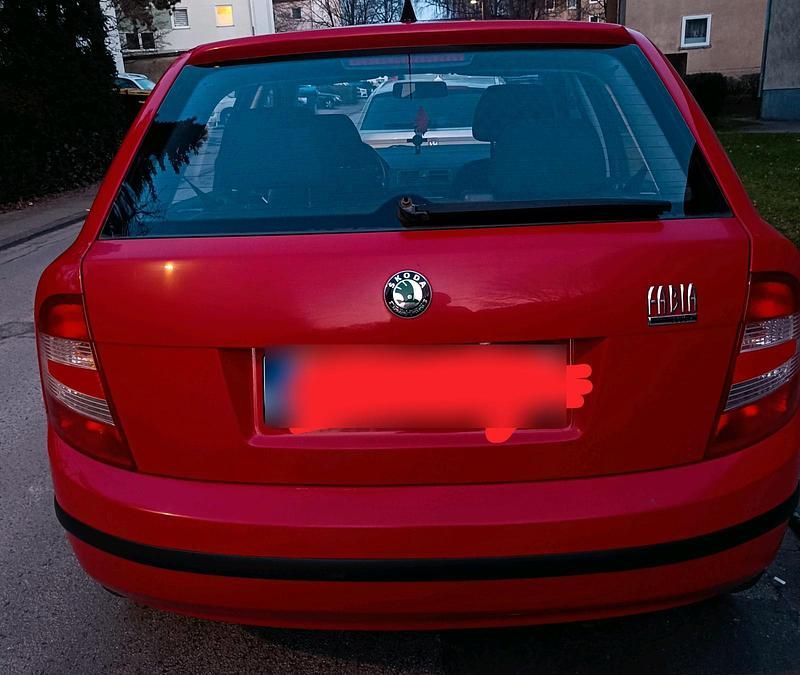 Gebraucht Skoda Fabia 2005 Rot Kleinwagen