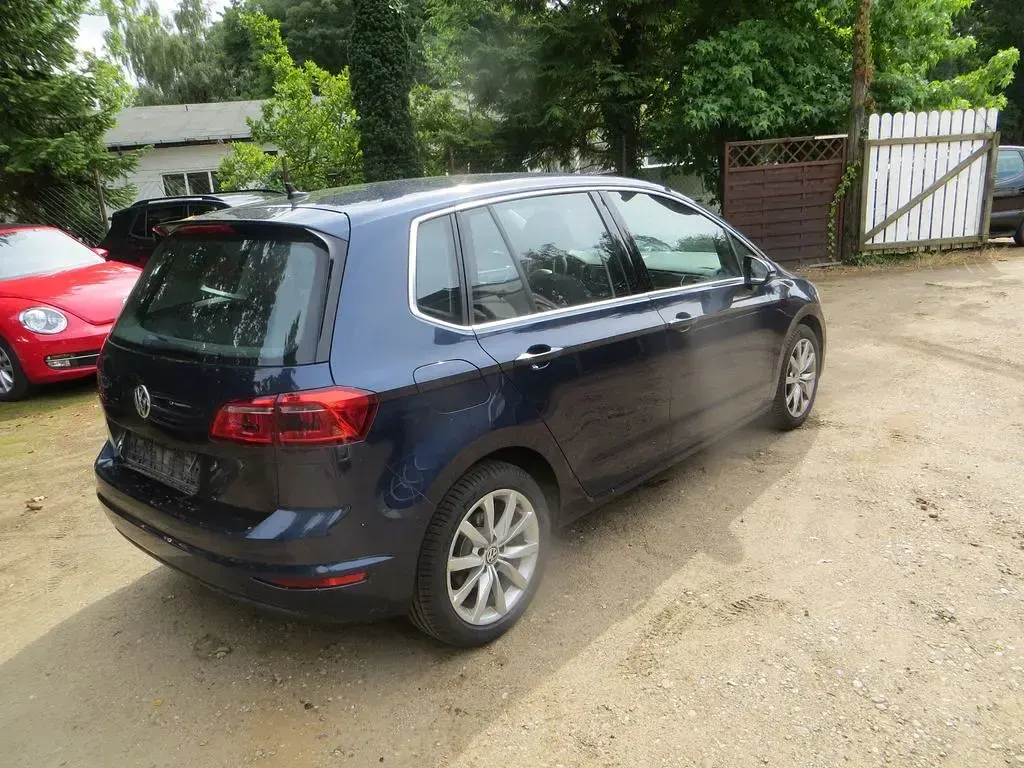 Gebraucht VW Golf Sportsvan Highline 150 PS (110 kW) 2014 Blau Van / Kleinbus