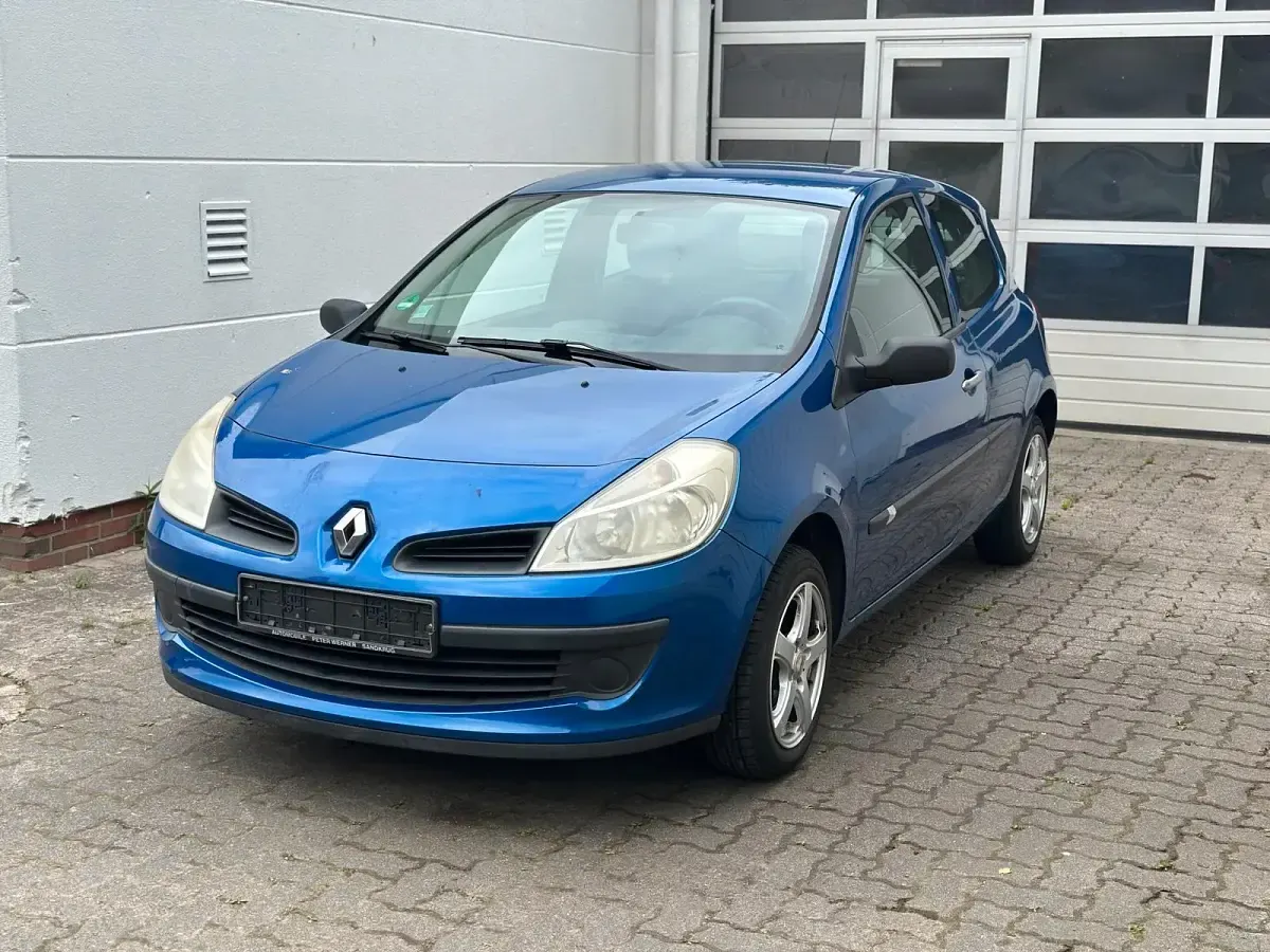 Gebraucht Renault Clio II 2007 Blau Kleinwagen