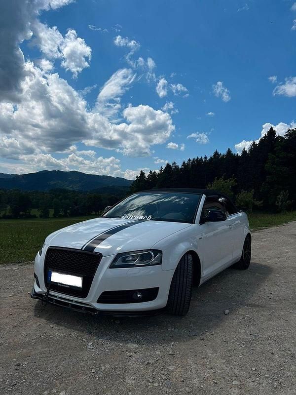 Gebraucht Audi A3 Cabriolet S-Line 160 PS (117 kW) 2010 Weiß Cabrio