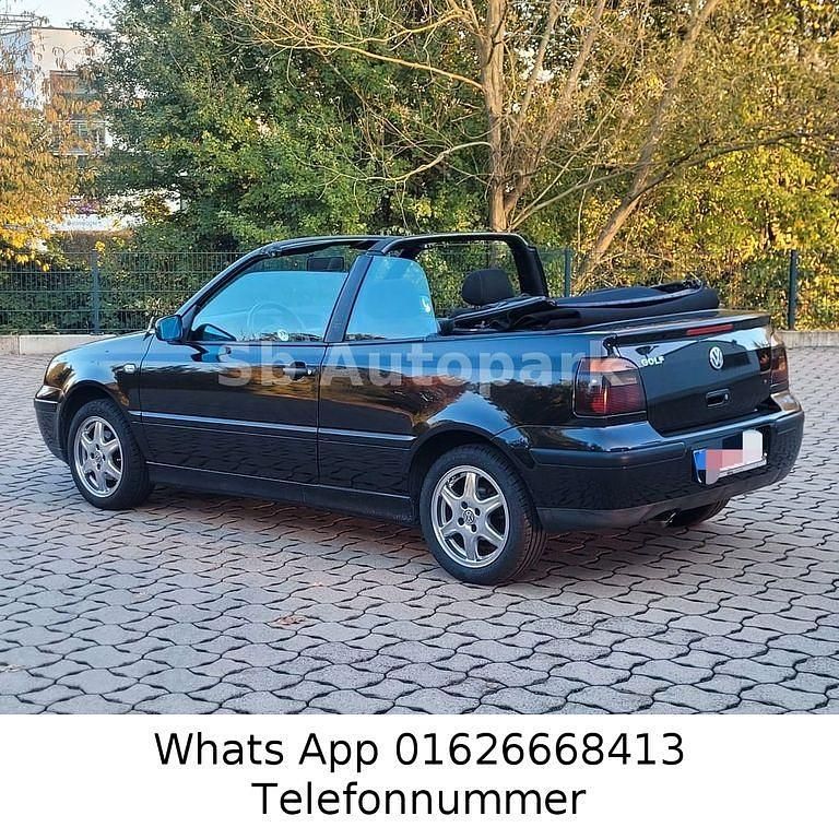 Gebraucht VW Golf Cabriolet Karmann 75 PS (55 kW) 1998 Schwarz Cabrio