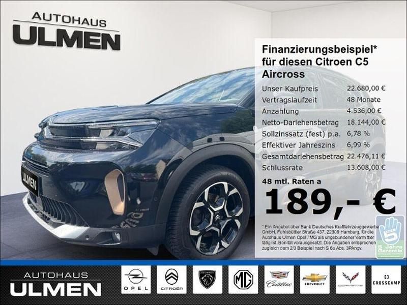 Schwarz Gebraucht 2023 Citroën C5 Aircross PureTech SUV | 22.680 € (Fairer Preis) - Bild 1/4