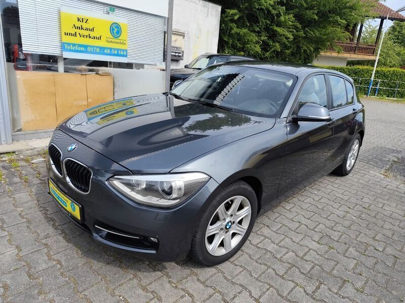 Grau Gebraucht 2014 BMW 118 Sport Line Kleinwagen | 8.999 € (Guter Preis) - Bild 1/4