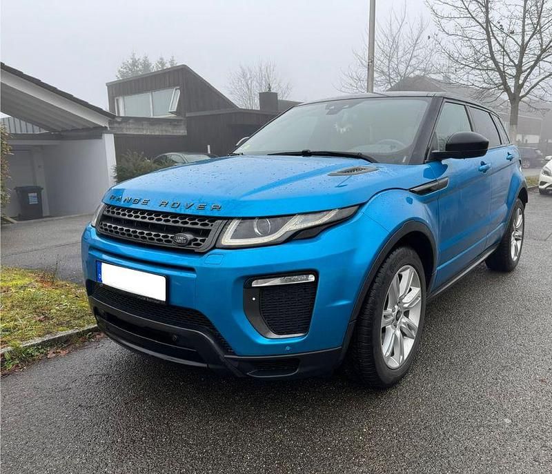 Blau Gebraucht 2018 Land Rover Range Rover evoque SE SUV | 27.500 € (Teuer) - Bild 1/4