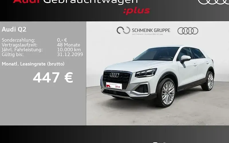 Gebraucht Audi Q2 Advanced Plus 150 PS (110 kW) 2025 Gletscherweiß metallic SUV