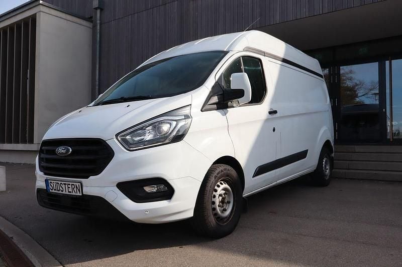 Gebraucht Ford Transit Custom 131 PS (96 kW) 2021 Weiß Van / Kleinbus