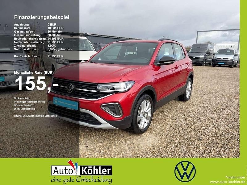 Gebraucht VW T-Cross Goal 95 PS (69 kW) 2025 Kings red (metallic) SUV