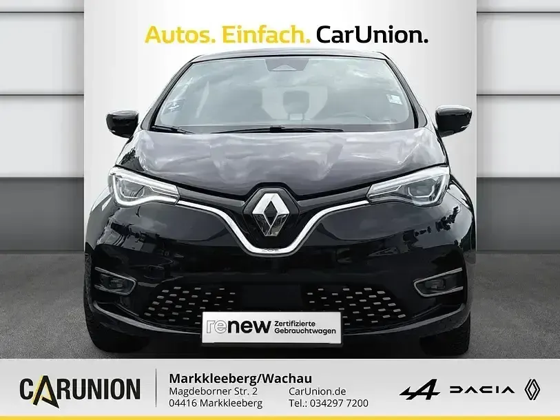 Gebraucht Renault Zoe Intens 100 kW (136 PS) 2021 Blackpearlschwarz Kleinwagen