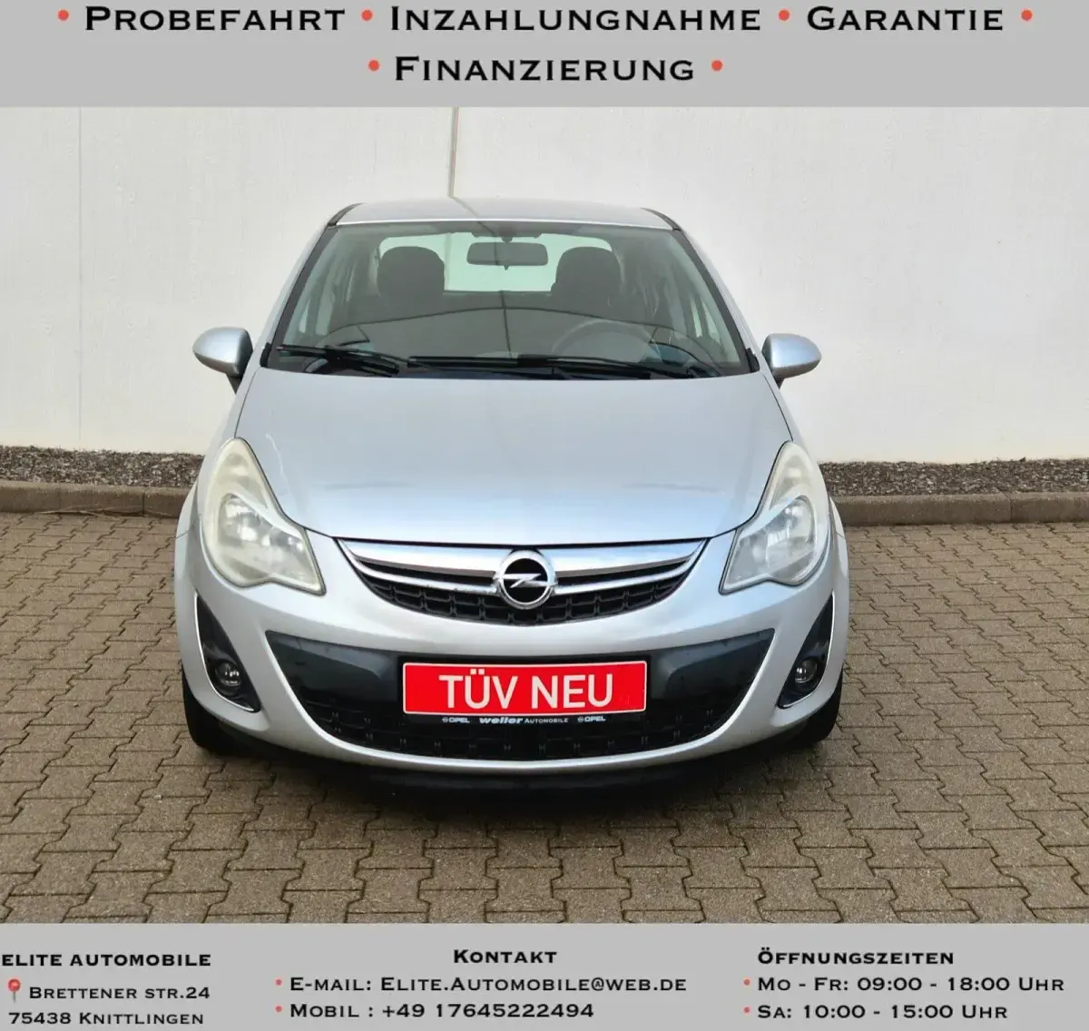 Gebraucht Opel Corsa 86 PS (63 kW) 2011 Starsilber iii m2 Kleinwagen