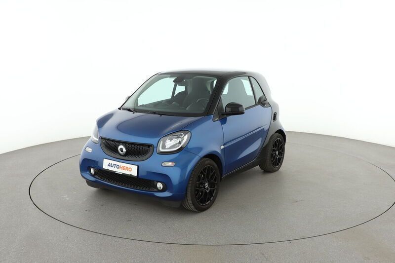 Blau Gebraucht 2017 Smart ForTwo Coupé Basis Coupé | 13.580 € (Fairer Preis) - Bild 1/4