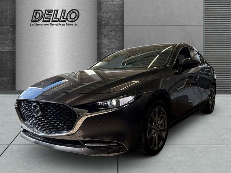 Grau Neu 2025 Mazda 3 Exclusive-Line Limousine | 28.990 € - Bild 1/4