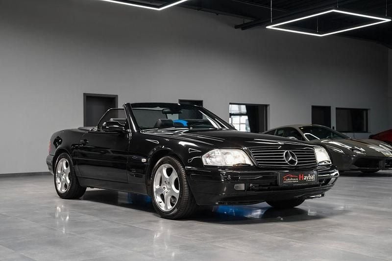 Schwarz Gebraucht 2000 Mercedes SL280 Cabrio | 21.850 € (Guter Preis) - Bild 1/4