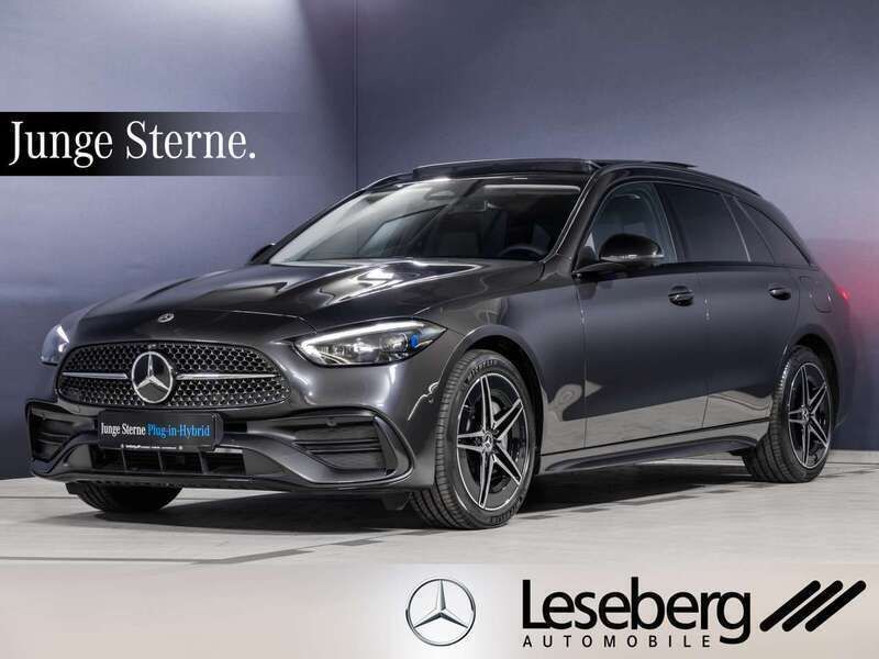Graphitgrau Gebraucht 2024 Mercedes C300e AMG Kombi | 53.480 € (Guter Preis) - Bild 1/4