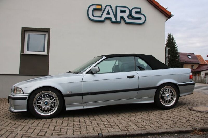 Silber Gebraucht 1997 BMW 320 Cabriolet M Sport Cabrio | 8.200 € (Fairer Preis) - Bild 1/4