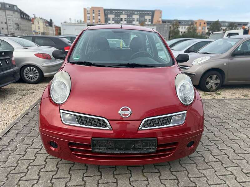 Rot Gebraucht 2008 Nissan Micra City Kleinwagen | 1.590 € (Fairer Preis) - Bild 1/4