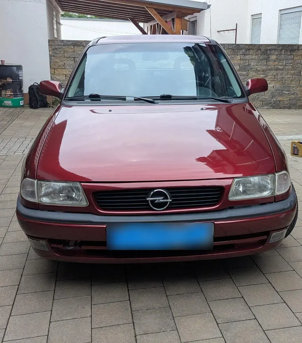 Gebraucht Opel Astra 101 PS (74 kW) 1997 Rot Kleinwagen