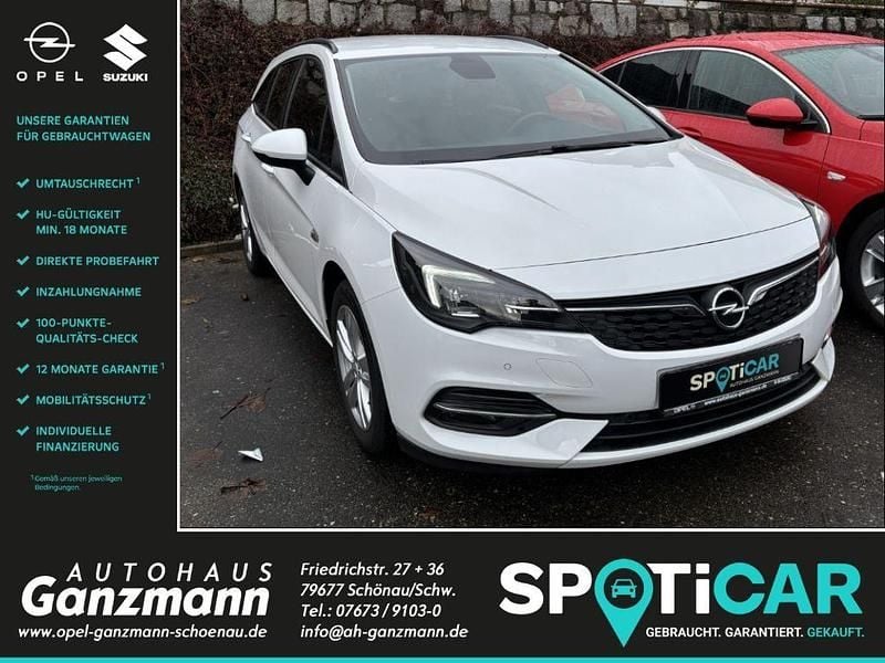 Gebraucht Opel Astra Edition 122 PS (89 kW) 2021 Weiß Kombi