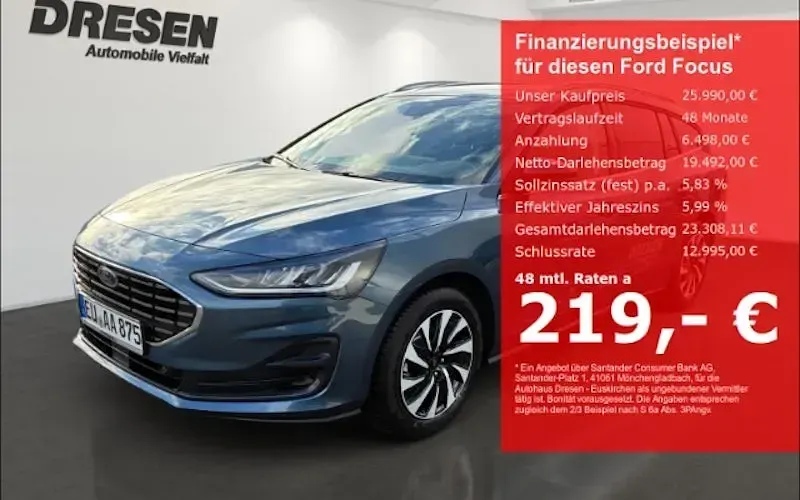 Gebraucht Ford Focus Titanium 125 PS (91 kW) 2025 Kombi