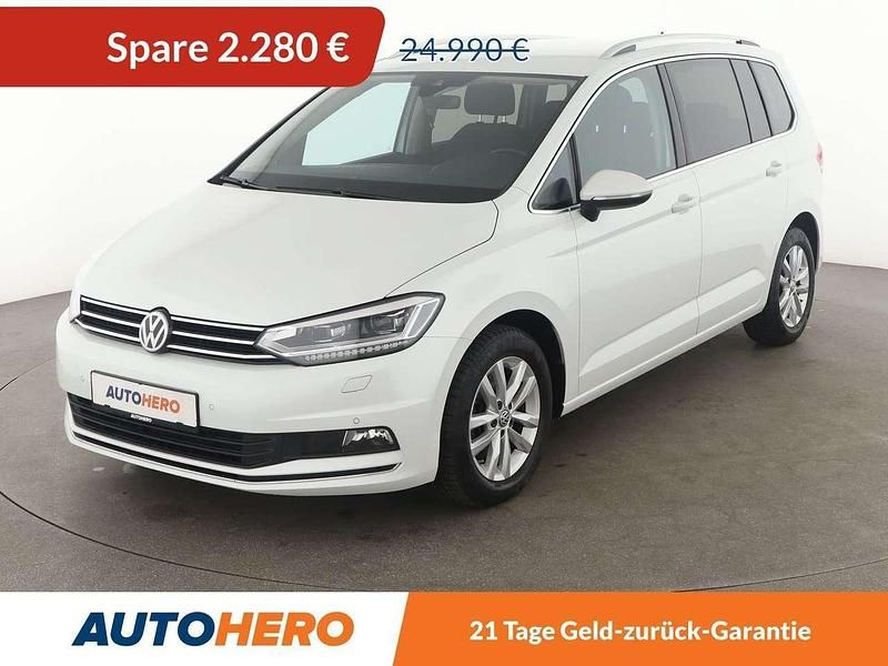 Oryxweiss Gebraucht 2019 VW Touran Highline Van / Kleinbus | 22.710 € (Guter Preis) - Bild 1/3