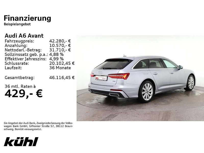 Gebraucht Audi A6 S-Line 265 PS (194 kW) 2023 Silber Kombi