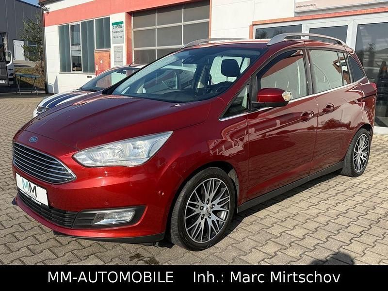 Gebraucht Ford Grand C-Max Titanium 120 PS (88 kW) 2015 Rot Van / Kleinbus