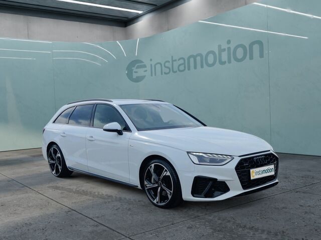 Weiß Gebraucht 2023 Audi A4 S-Line Kombi | 46.790 € - Bild 1/2