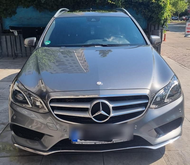 Grau Gebraucht 2016 Mercedes E350 AMG line Kombi | 14.999 € (Guter Preis) - Bild 1/4