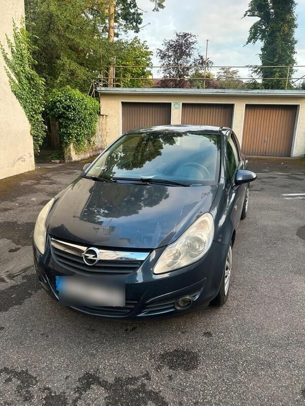 Blau Gebraucht 2007 Opel Corsa Limousine | 500 € (Superpreis) - Bild 1/4