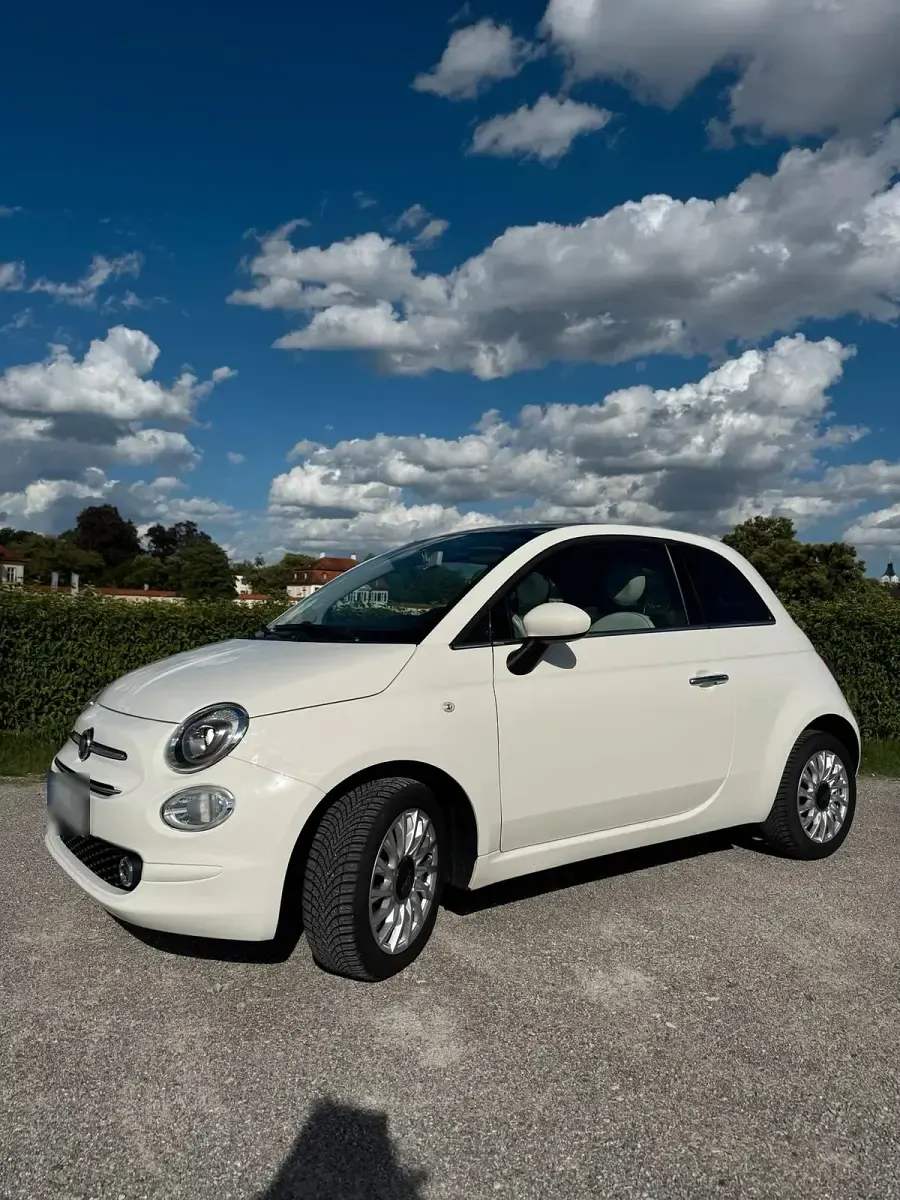 Gebraucht Fiat 500 Lounge 69 PS (50 kW) 2018 Weiß Kleinwagen