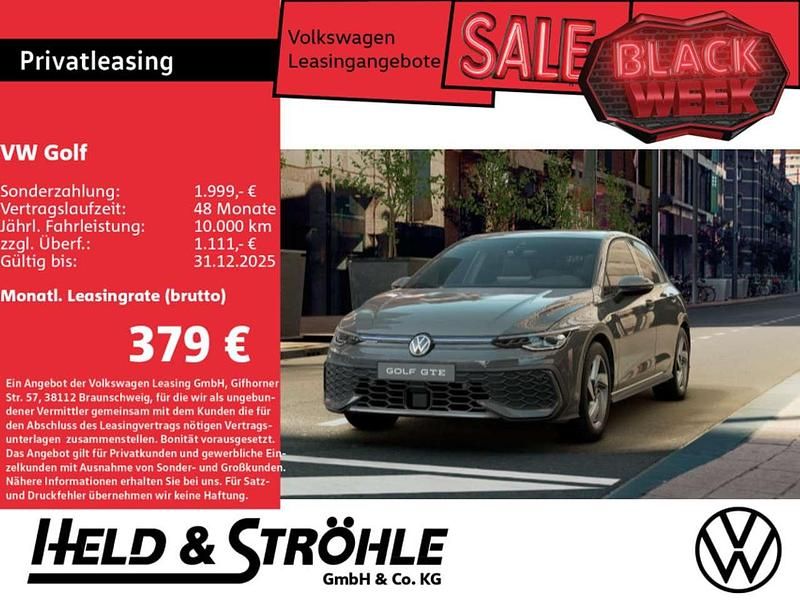 Grau Neu 2025 VW Golf VIII GTE Limousine | 40.747 € (Superpreis) - Bild 1/4