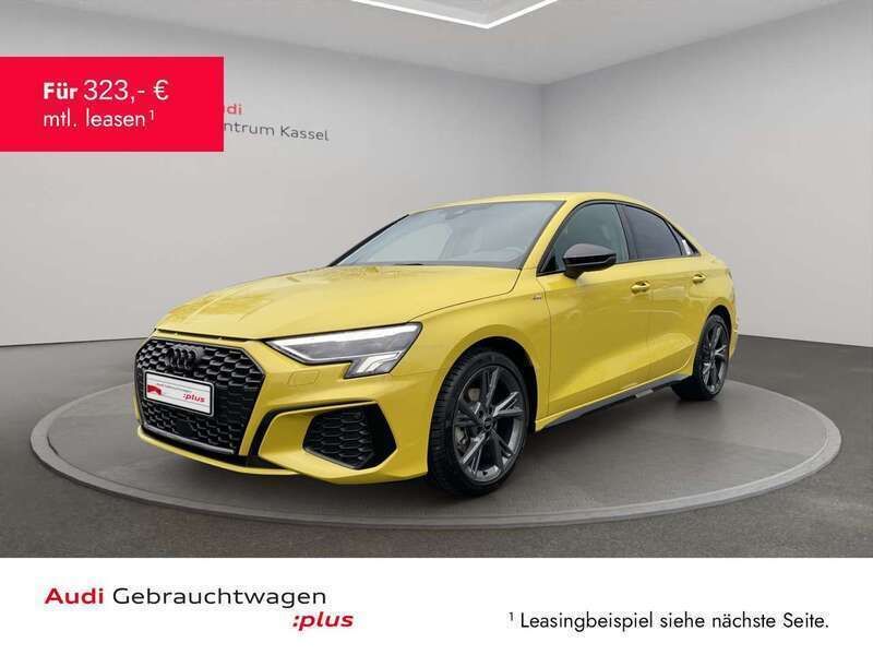 Pythongelb metallic Gebraucht 2024 Audi A3 S-Line Limousine | 30.790 € (Etwas zu teuer) - Bild 1/3