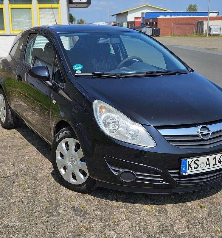 Schwarz Gebraucht 2009 Opel Corsa Edition Limousine | 2.150 € (Guter Preis) - Bild 1/4