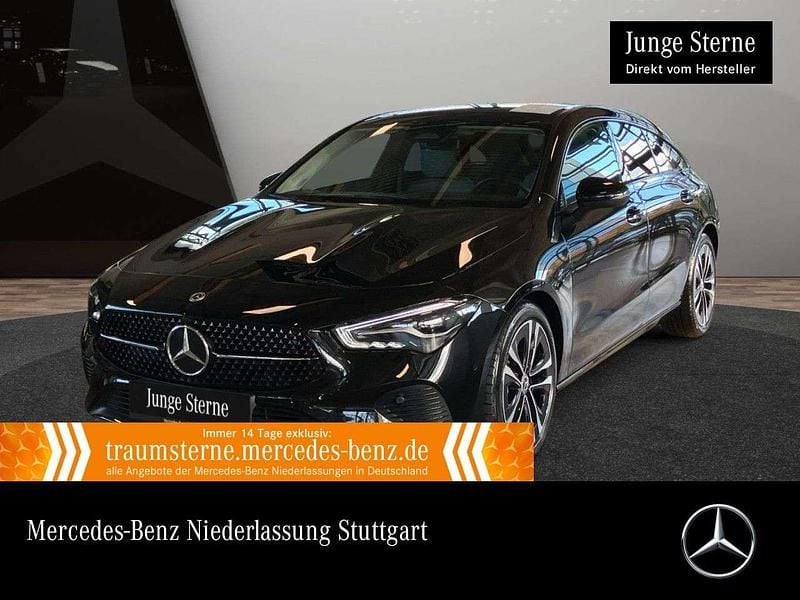 Kosmosschwarz Gebraucht 2024 Mercedes CLA180 Progressive Limousine | 28.390 € (Superpreis) - Bild 1/3