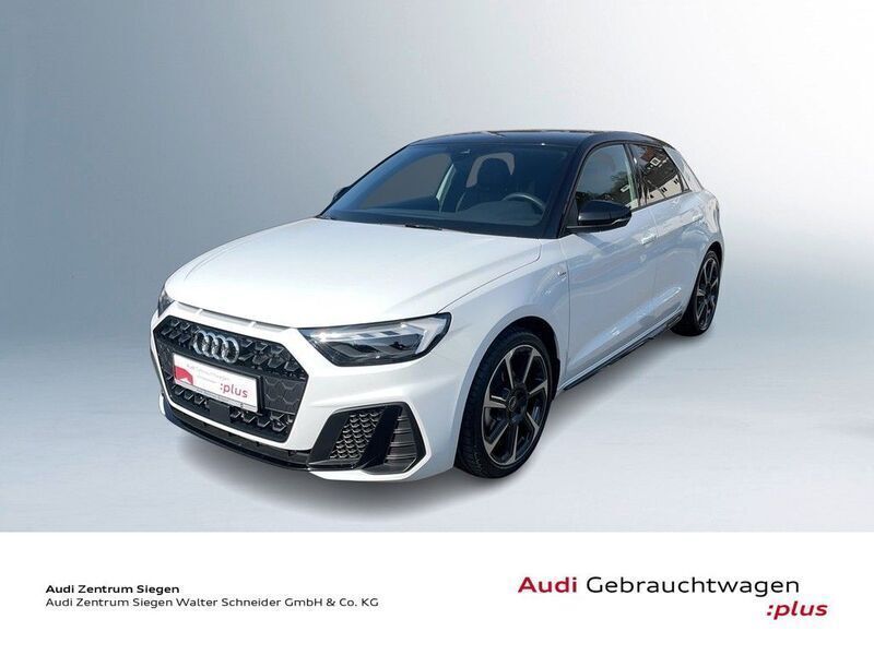 Gletscherweiß metallic Gebraucht 2024 Audi A1 Sportback S-Line Kleinwagen | 27.910 € (Fairer Preis) - Bild 1/4