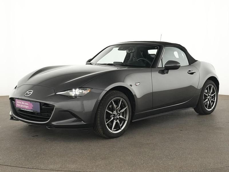 Machine gray Gebraucht 2021 Mazda MX5 Cabrio | 23.249 € (Fairer Preis) - Bild 1/4
