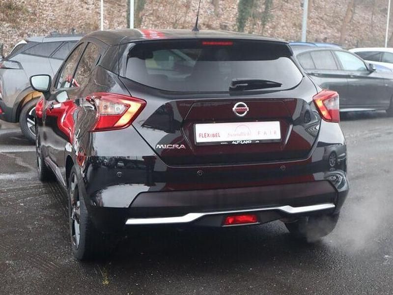 Gebraucht Nissan Micra Tekna 90 PS (66 kW) 2018 Schwarz Kleinwagen