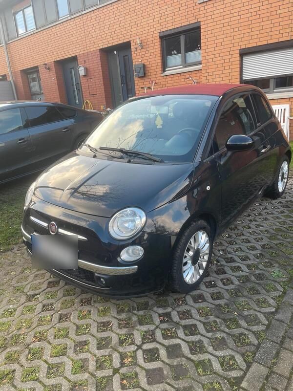 Schwarz Gebraucht 2015 Fiat 500 Cabrio | 5.750 € (Guter Preis) - Bild 1/4