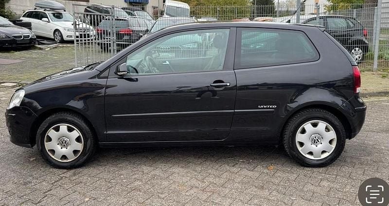Gebraucht VW Polo United 60 PS (44 kW) 2008 Schwarz Kleinwagen