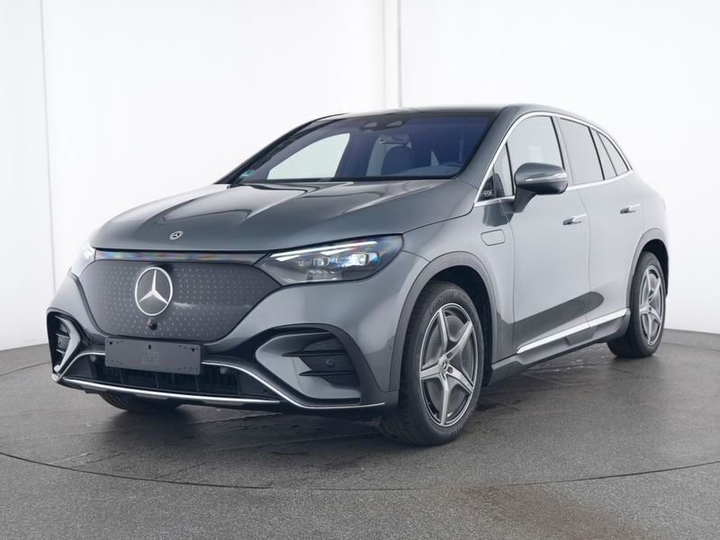 Metalliclack selenitgrau (metallic) Gebraucht 2024 Mercedes EQE300 AMG line SUV | 68.490 € (Teuer) - Bild 1/4